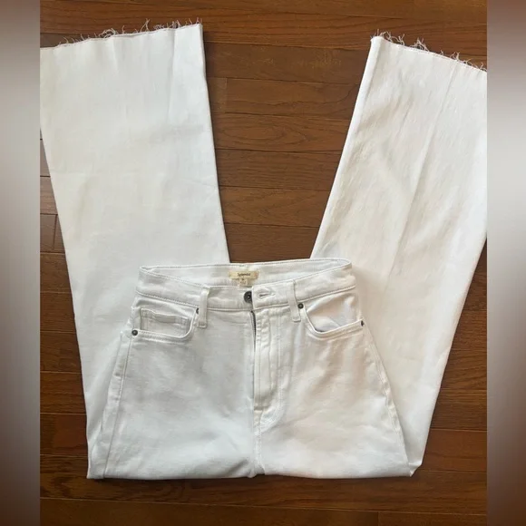 Splendid High Waist Wide Leg Crop Jean size 26 raw hem NWT - Picture 11 of 14